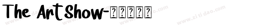 The Art Show字体转换